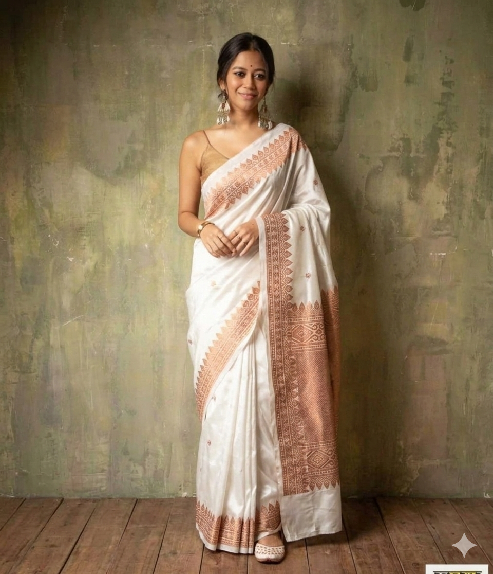 jacquard work  silk saree