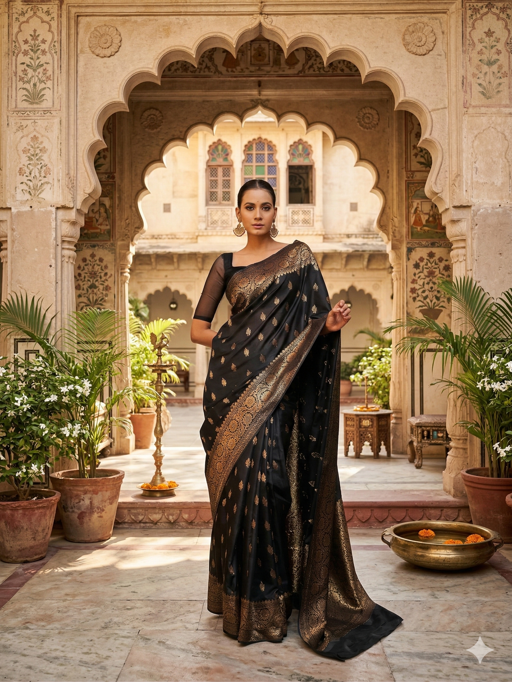 elegance with this exquisite soft silk saree
