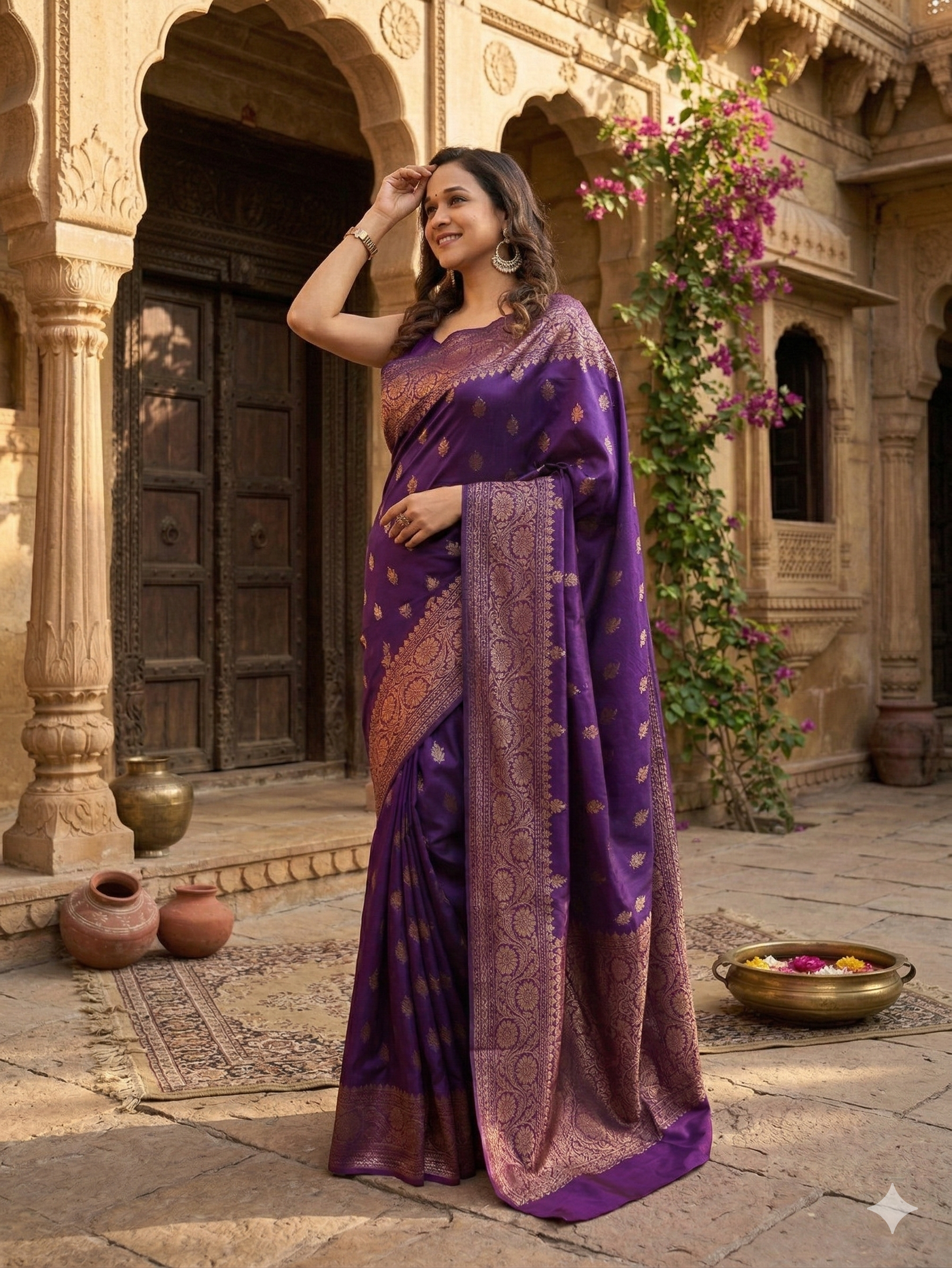 elegance with this exquisite soft silk saree