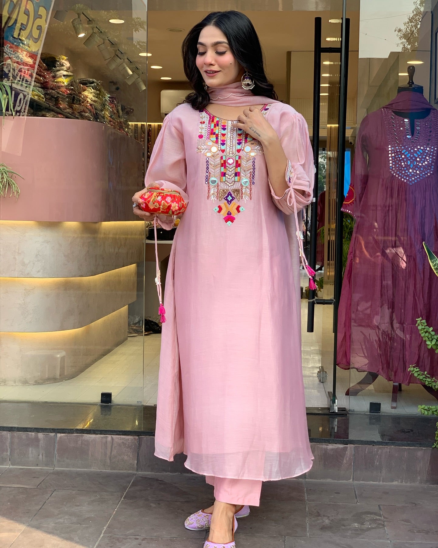 traditional  indian kurti set