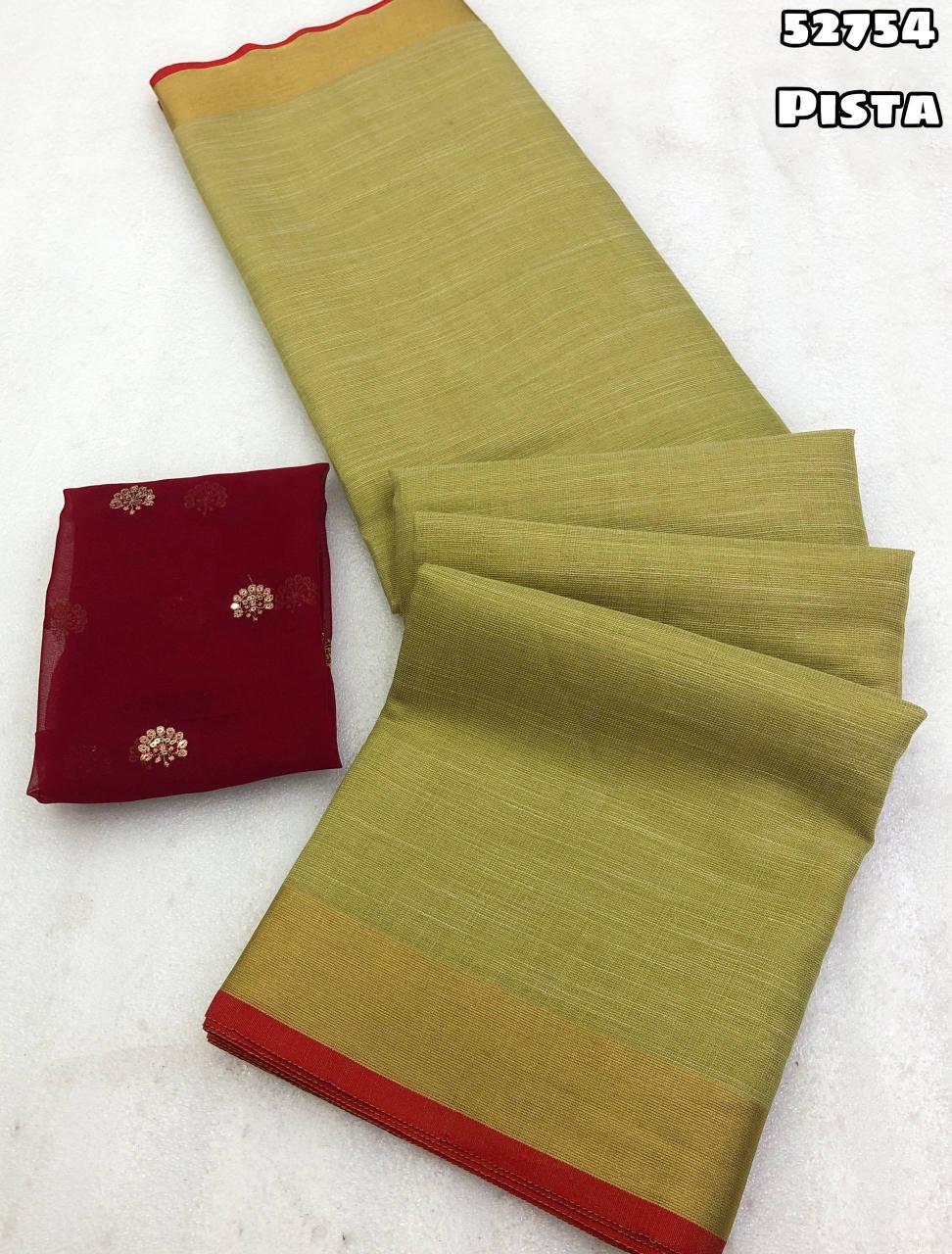 tissue silk saree contrasts gold zari weaving border with tussle