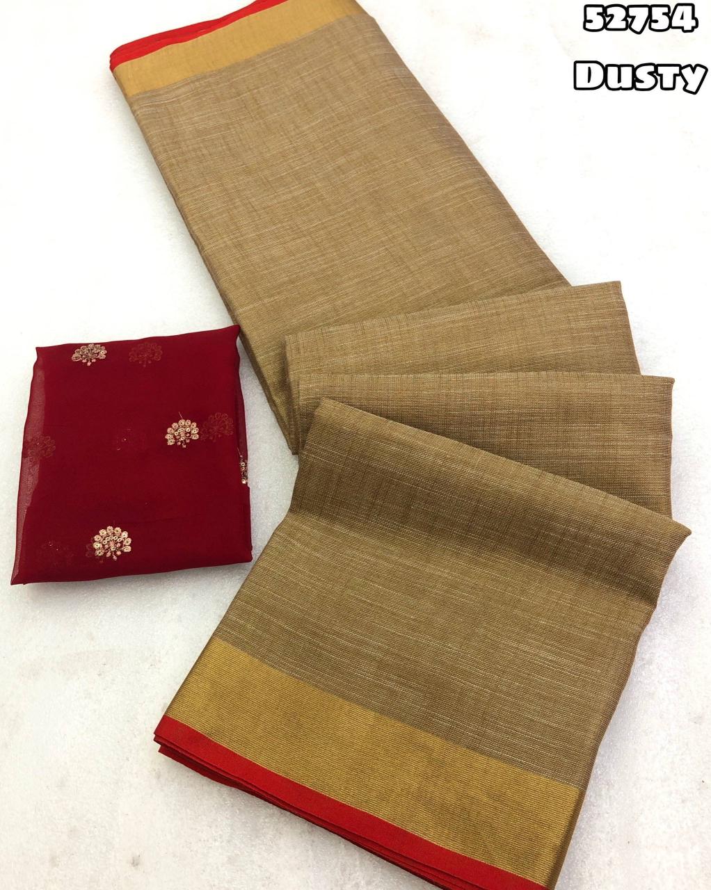 tissue silk saree contrasts gold zari weaving border with tussle