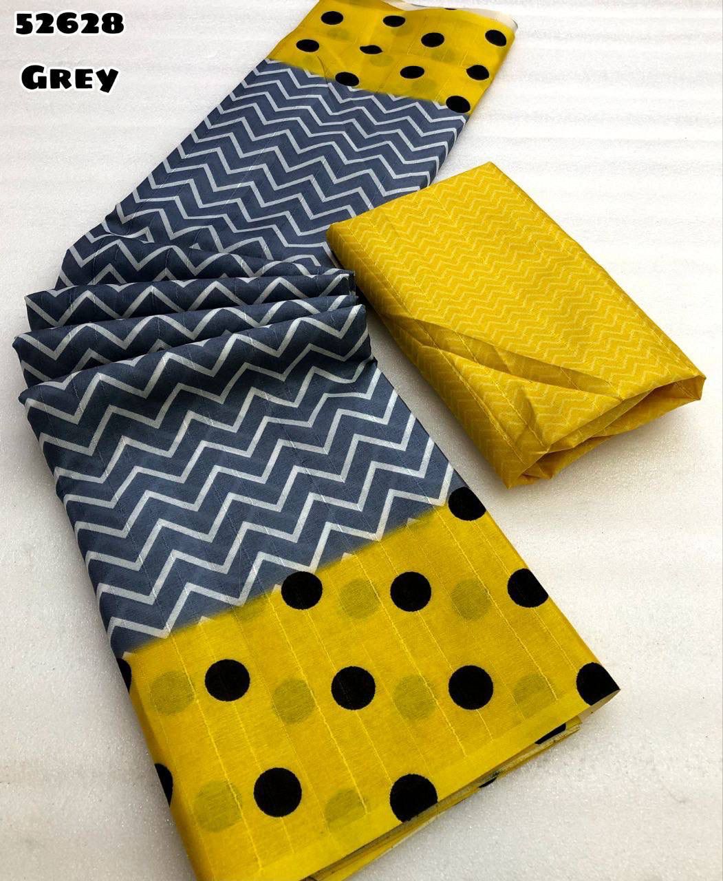 tussar silk ajrakh style printed saree