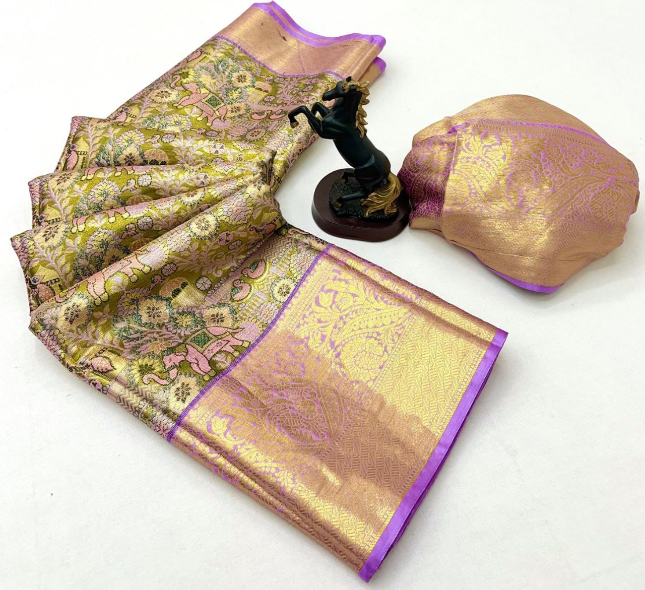 kanchipuram silk bridal saree