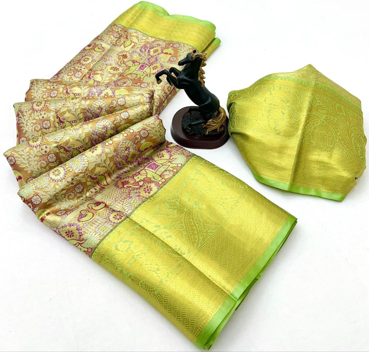 kanchipuram silk bridal saree