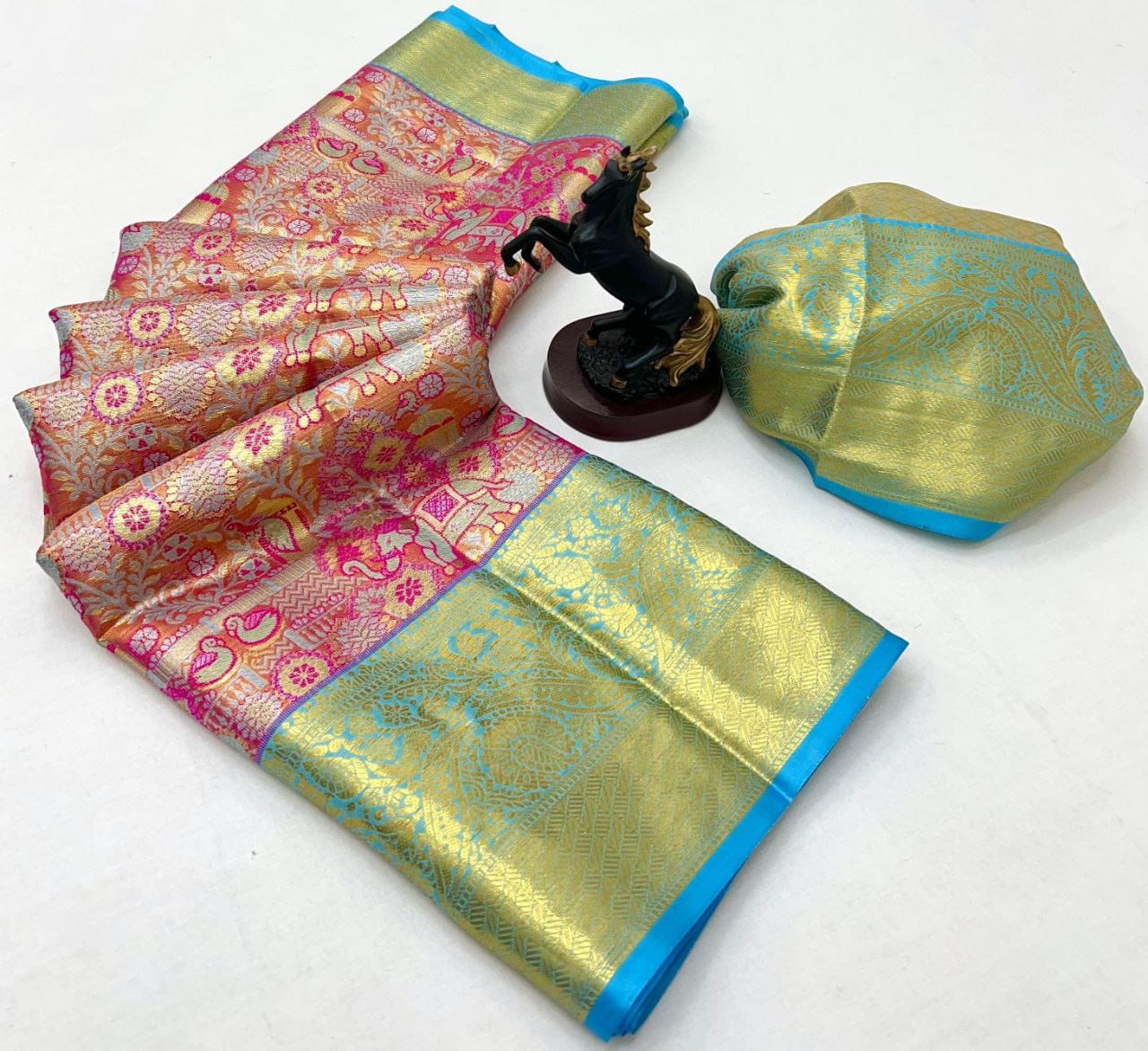 kanchipuram silk bridal saree